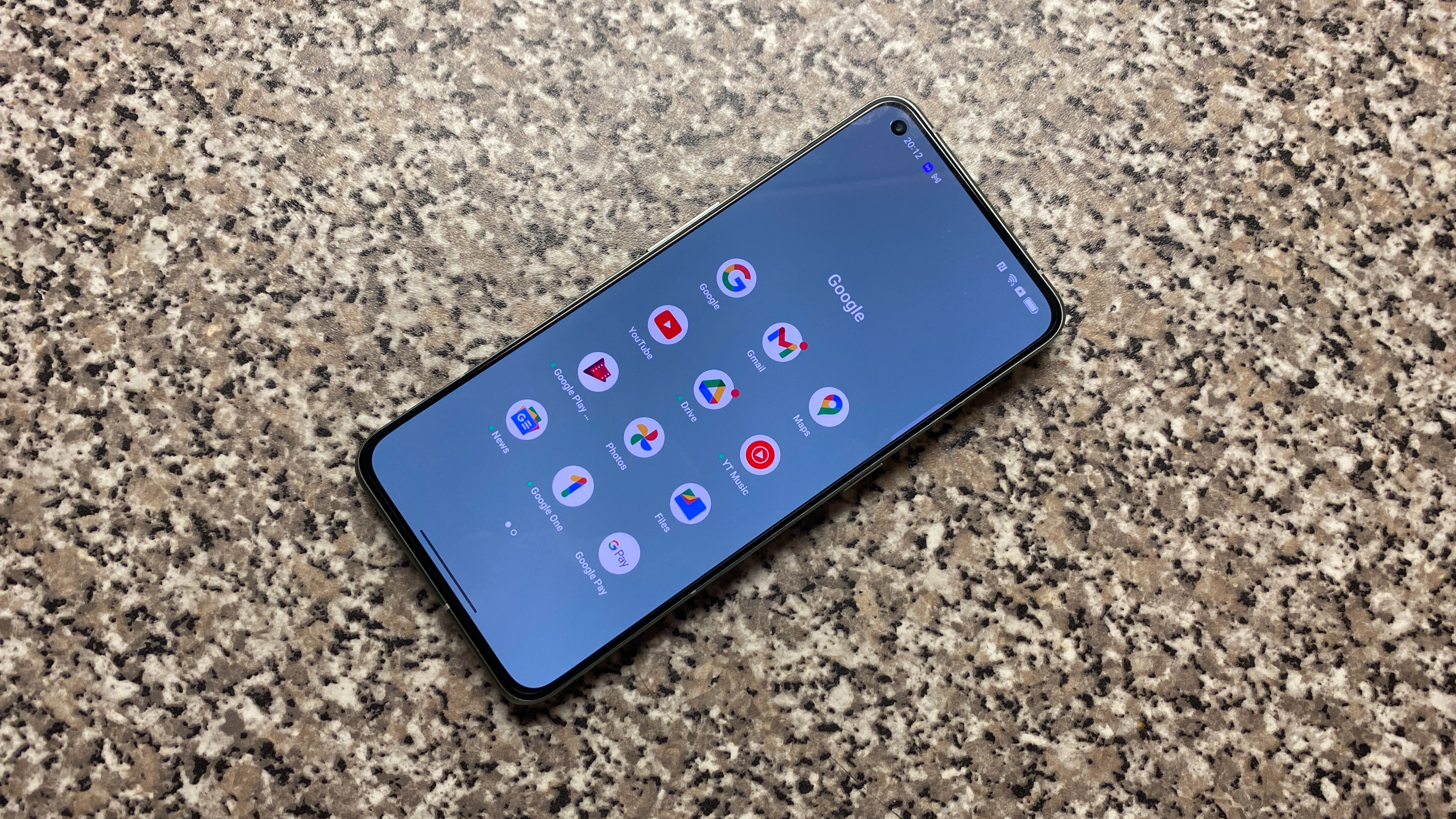 Realme GT 2 Pro sitting on the kitchen counter