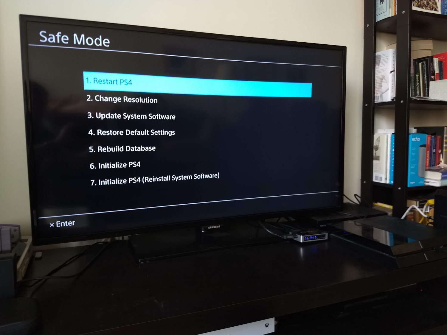 reset ps4 to factory settings