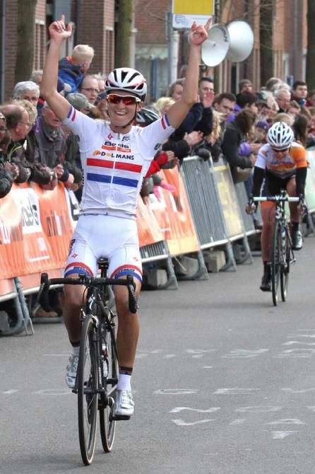 Lizzy Armitstead (Boels Dolmans) wins the Ronde van Drenthe