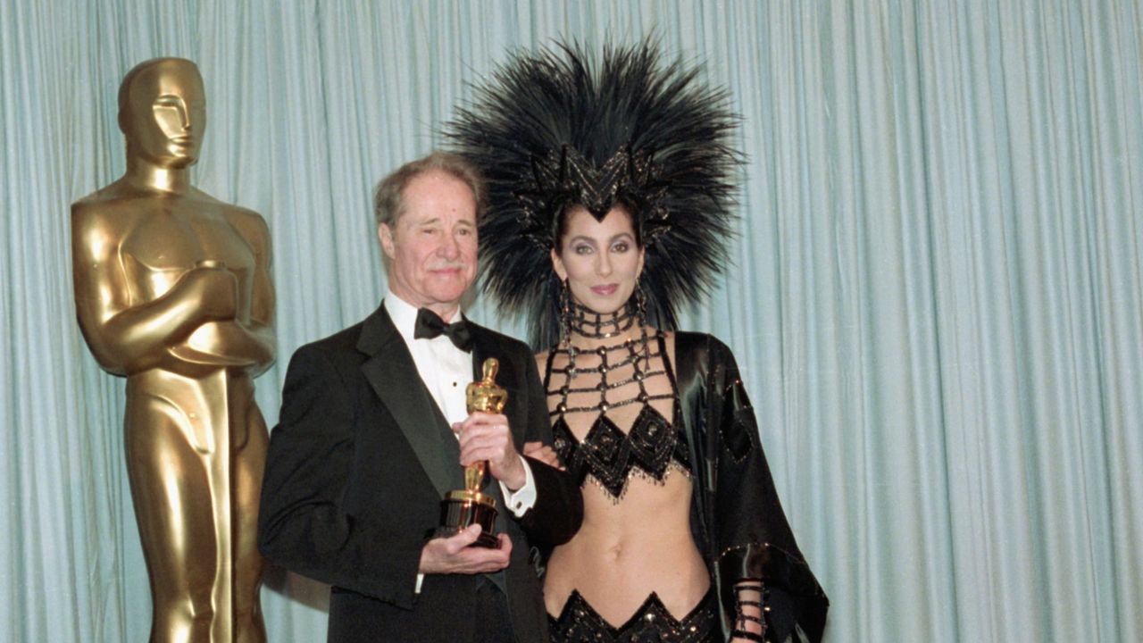 Cher and Don Ameche at the 58th Academy Awards 