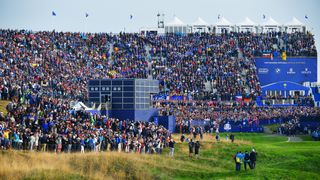 The first tee at the 2018 Ryder Cup in France