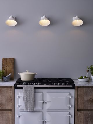 A grey kitchen from Original BTC with range cooker