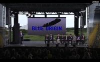 Jeff Bezos of Blue Origin speaks at Kennedy Space Center, Florida, on Sept. 15, 2015.