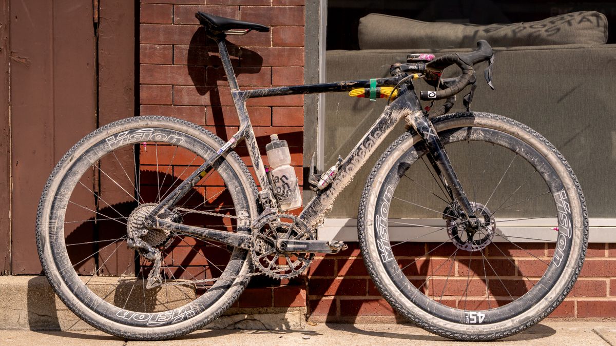 Lachlan Morton&#039;s bike from Unbound Gravel