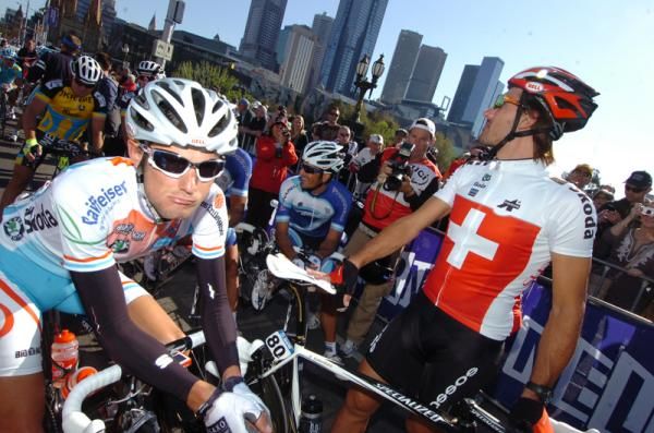 Teammates turned foes: Frank Schleck and Fabian Cancellara