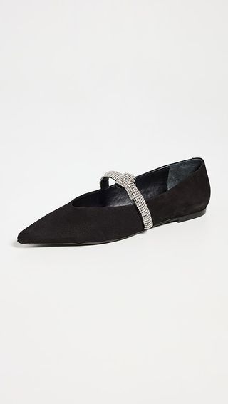 Schutz Pearl Pointed Ballet Flats