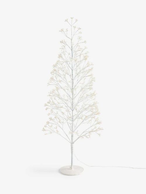 White Twig 6ft Pre Lit Christmas Tree