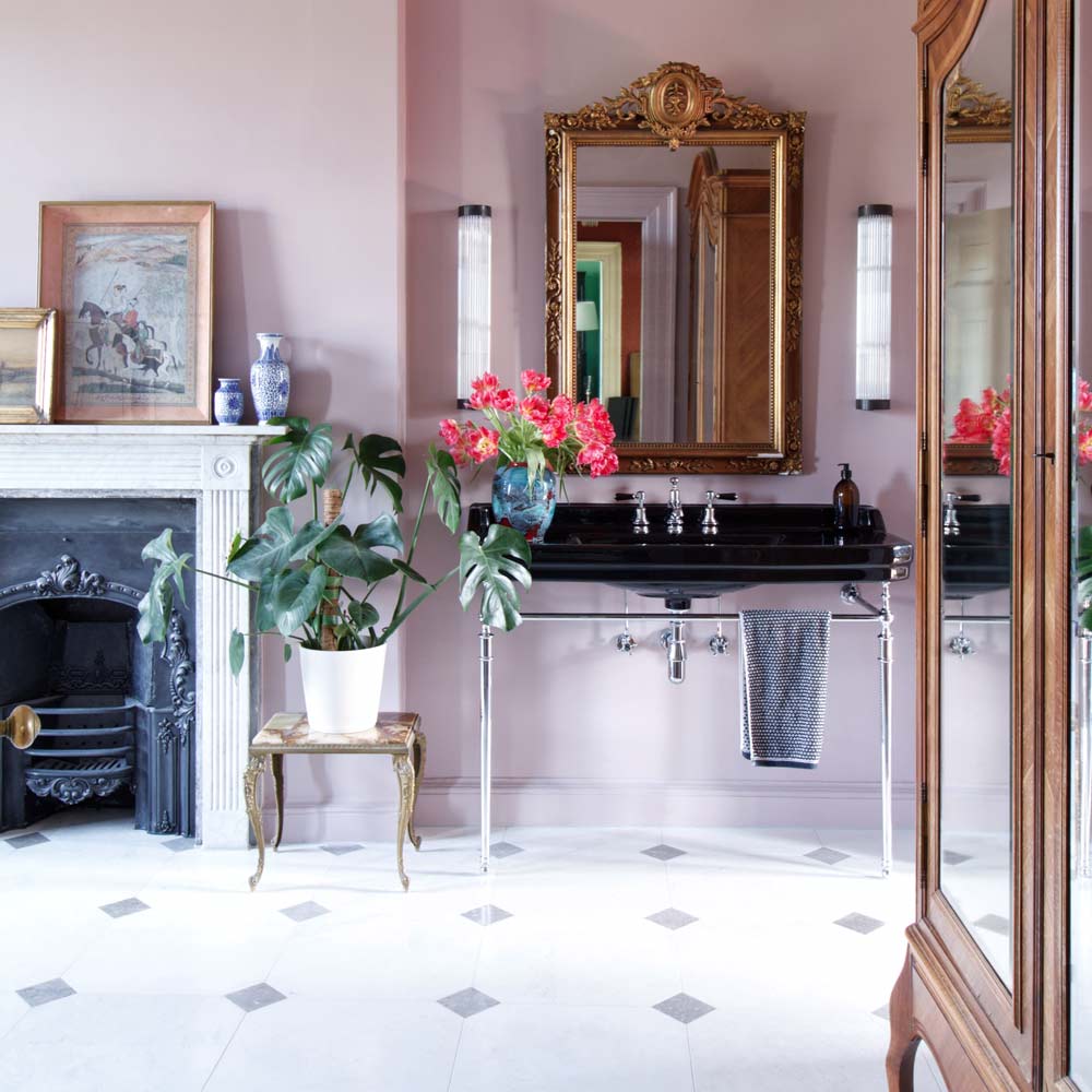 A bathroom fireplace is the trend everybody is searching for on ...