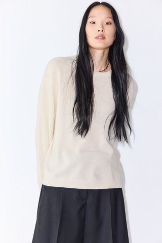 Fine-Knit Cashmere Jumper