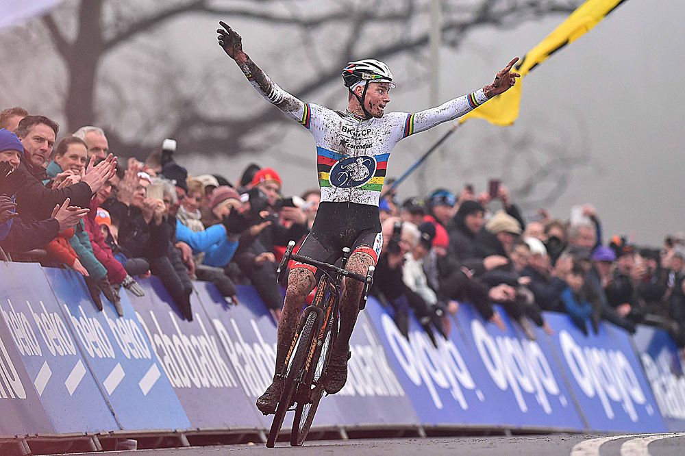 Mathieu van der Poel (Ned) BKCP - Corendon takes a solo victory in Hoogerheide