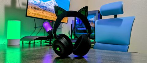 Image of the Razer Kraken V4 Pro wireless gaming headset.