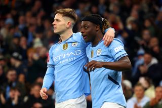 Manchester City thumped Salford City on Saturday and will hope for more of the same against Brentford