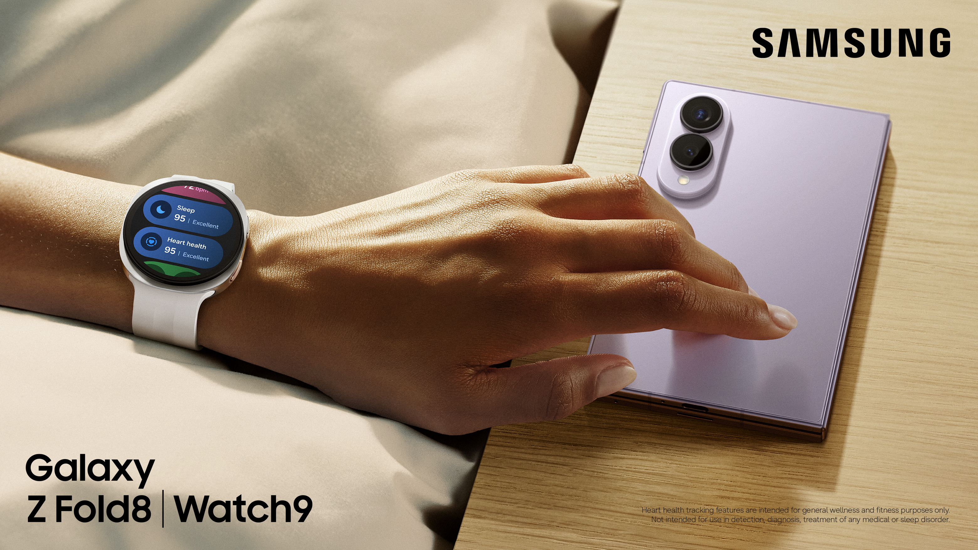 Press images for Samsung advertorial about the Fold 8