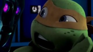 Michelangelo has a little secret in the 2012 Teenage Mutant Ninja Turtles cartoon