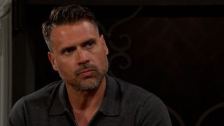 Joshua Morrow as Nick with his head tilted in The Young and the Restless