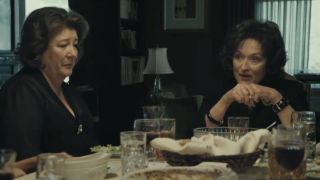 Margo Martindale and Meryl Streep in the middle of dinner conversation in August: Osage County