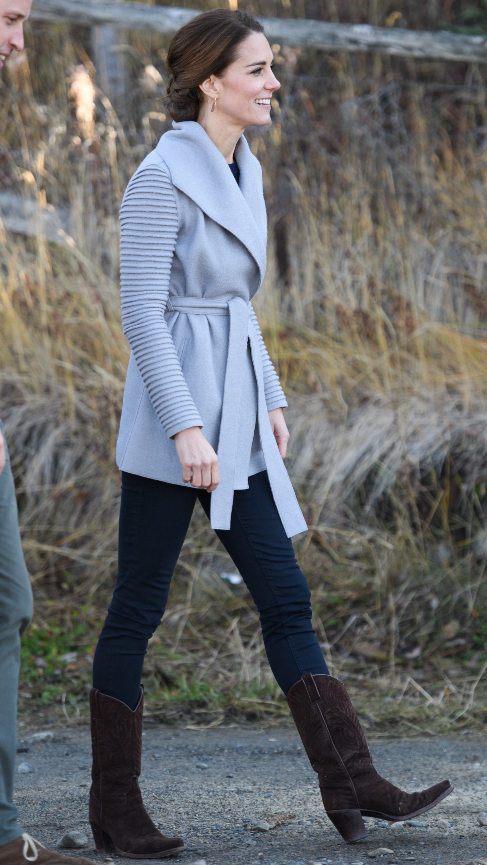 Catherine, Princess of Wales visits Montana mountain Carcross on September 28, 2016 in Whitehorse, Canada