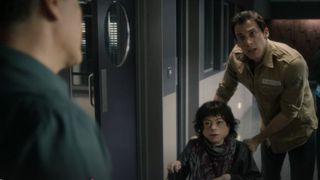Liz Carr and David Caves in Silent Witness