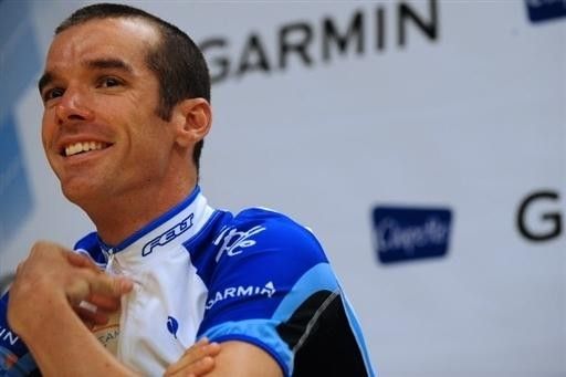 David Millar was looking lean in the new Garmin-Chipotle jersey.