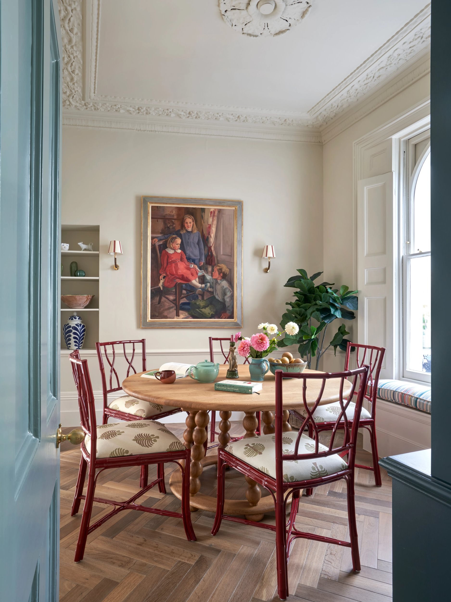 Interior shots of a renovated Victorian family home