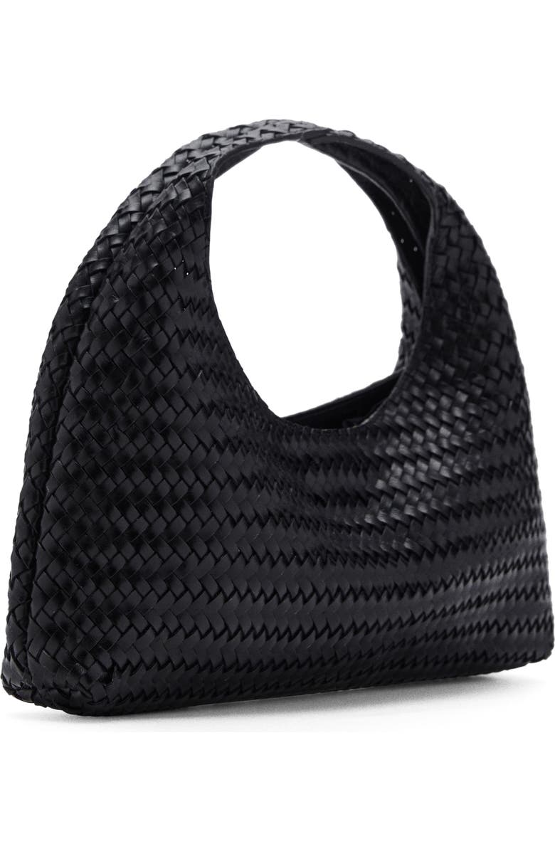 Braided Leather Top Handle Bag