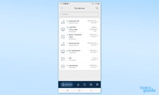 Motorola Q11 app screenshot