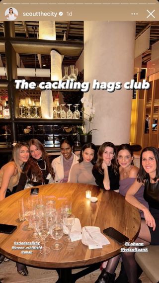 Sai De Silva's Instagram Story from Sunday, November 19 - The Real Housewives of New York City