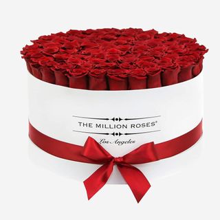 Deluxe White Box | Red Roses