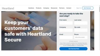 Heartland POS review website homepage screenshot