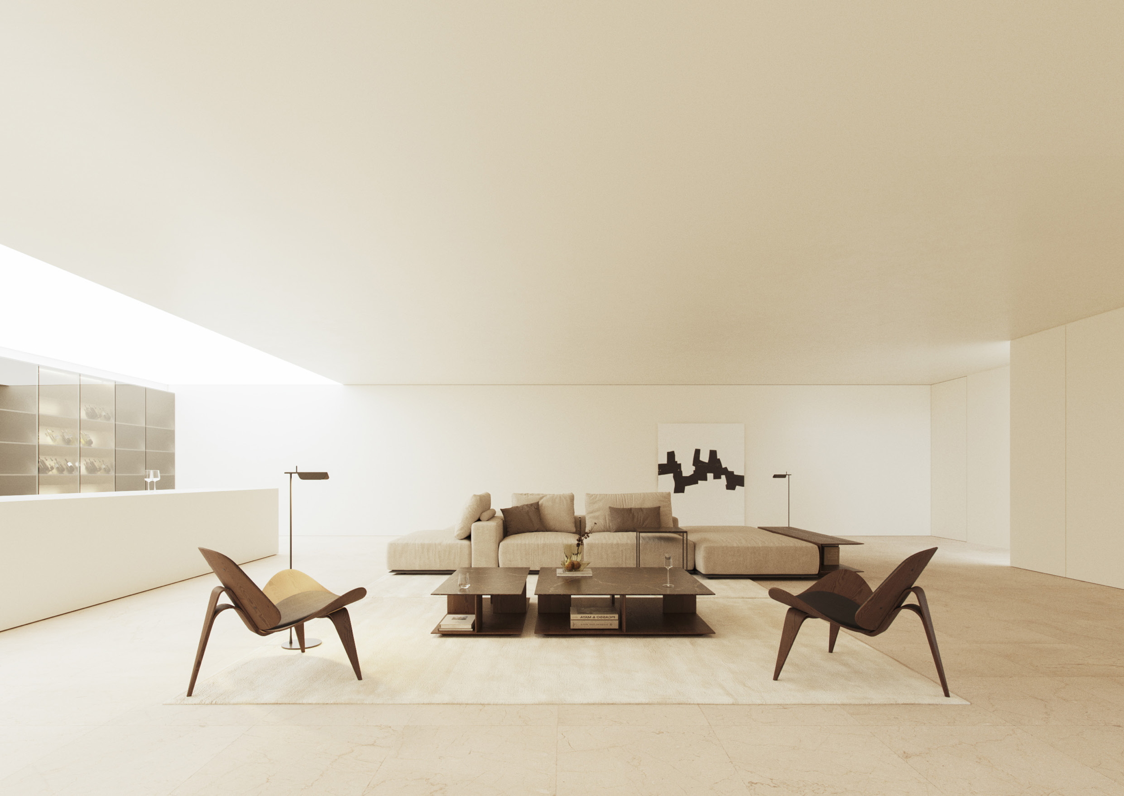 Villa Stern Sotogrande. Very clean lines, very modern living. Like something out of science fiction