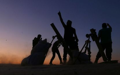 Syrian rebels cheer as they oust ISIS from Dabiq