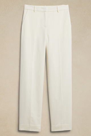 Best Linen Pants 2024 | Banana Republic Seahaven Straight Italian Cotton-Linen Pant