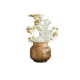 Antiqued Short Recycled Glass Vase from Anthropologie