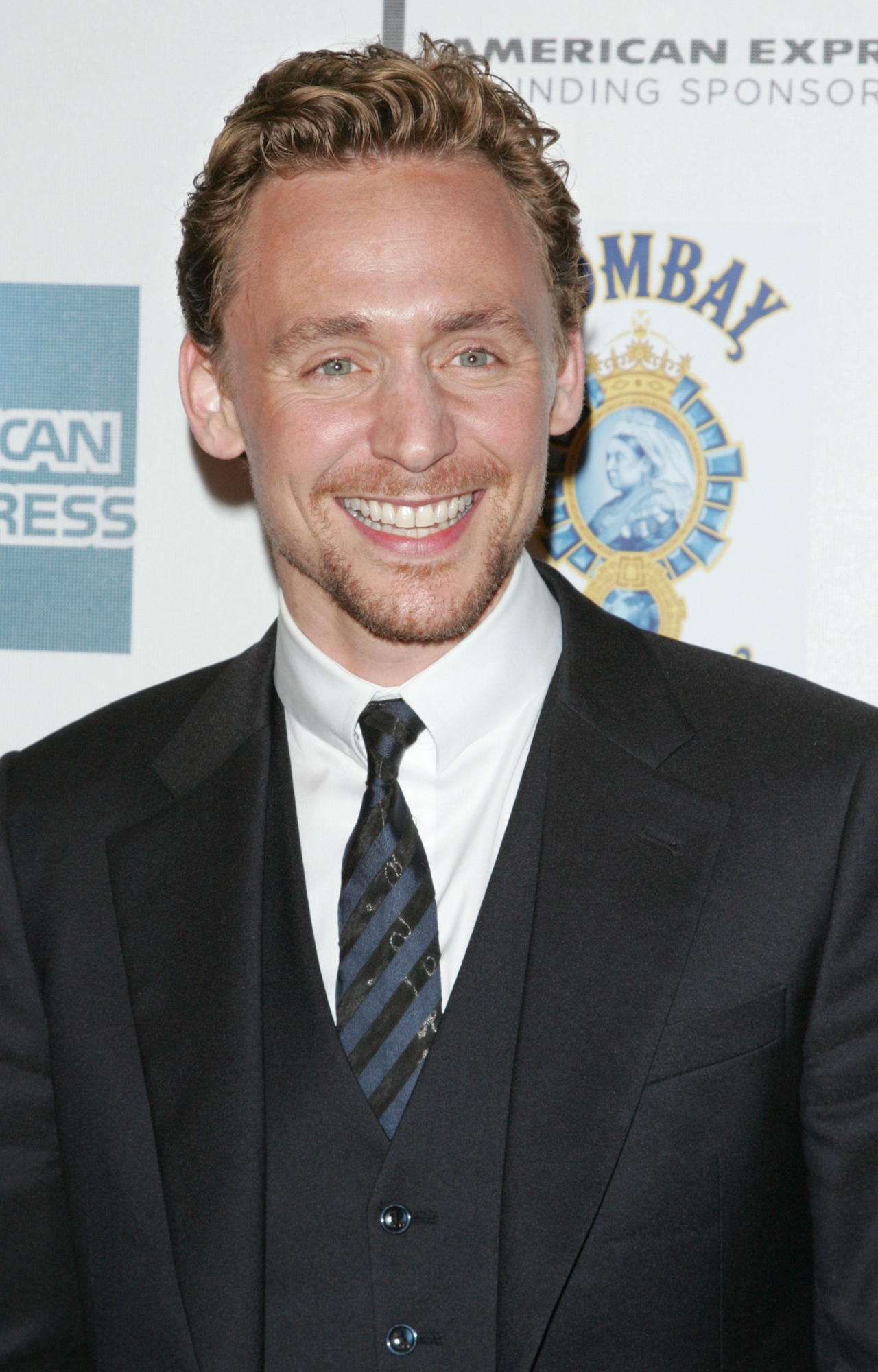 Tom Hiddleston at the premiere of The Avengers