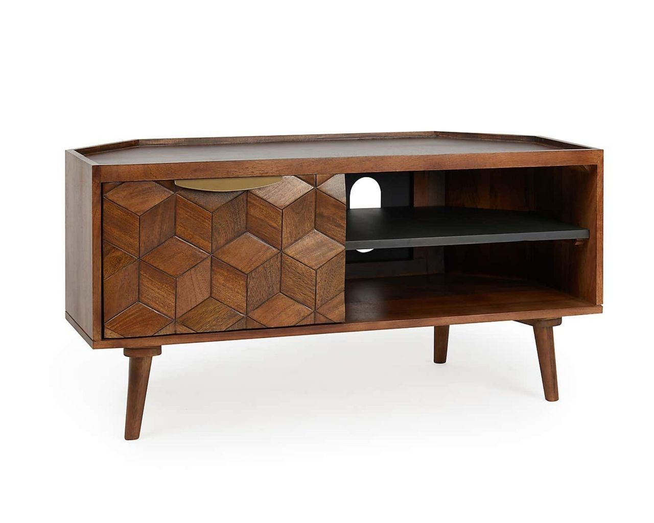 Dunelm Hex Corner TV Stand