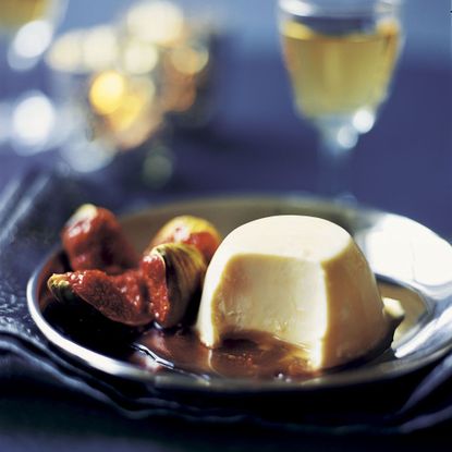 Panna Cotta with Roasted Figs and Honey Recipe-recipe ideas-dessert recipes-woman and home