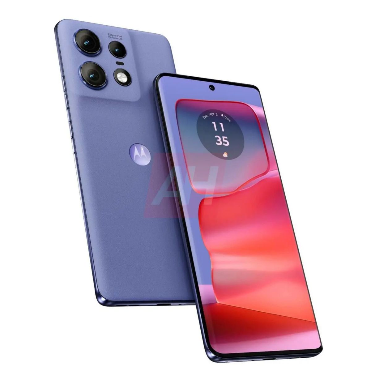 Motorola Edge 50 Pro in purple