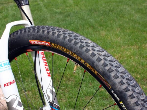 Compton (Planet Bike-Stevens Bikes-Kenda) decided on lightweight and fast rolling Kenda Kozmik Lite II tires back at the Teva Mountain Games this past June.