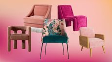 Best pink accent chairs