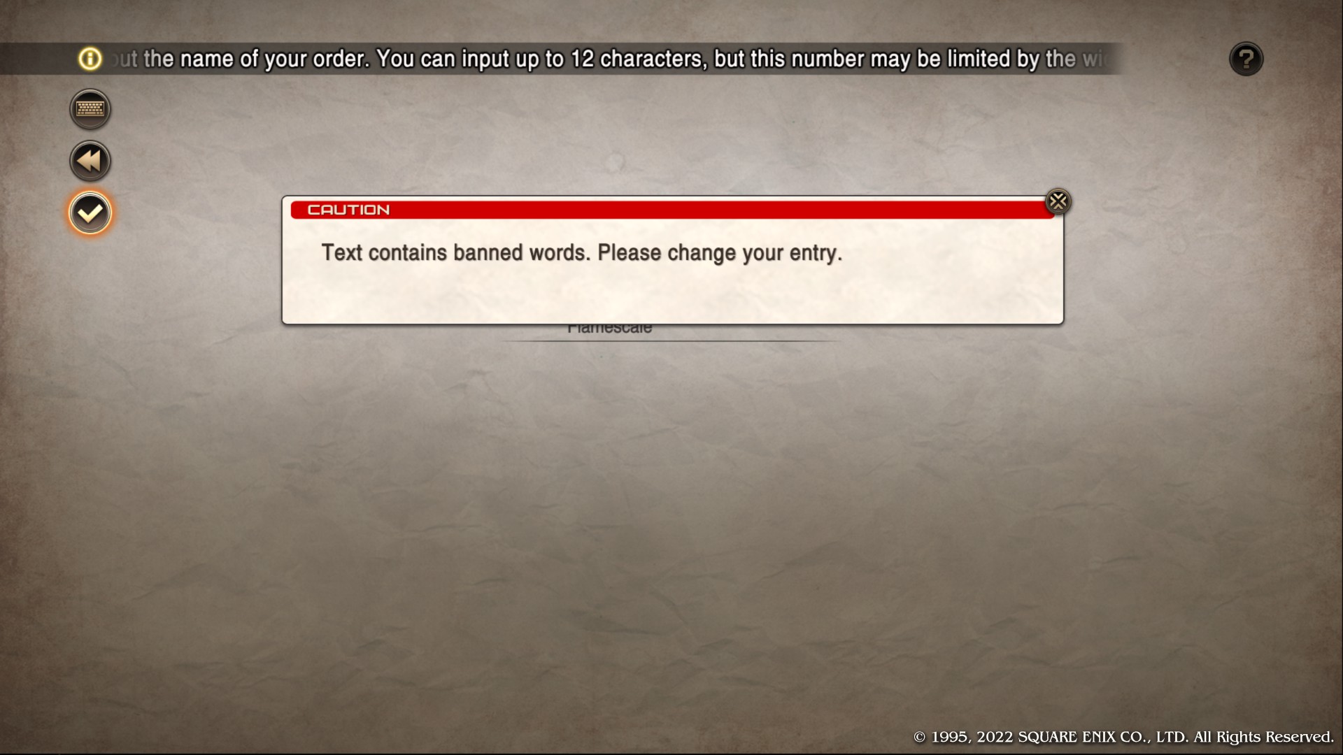 The profanity filter in Techniques Ogre Reborn is so strict you may't use one of many default names