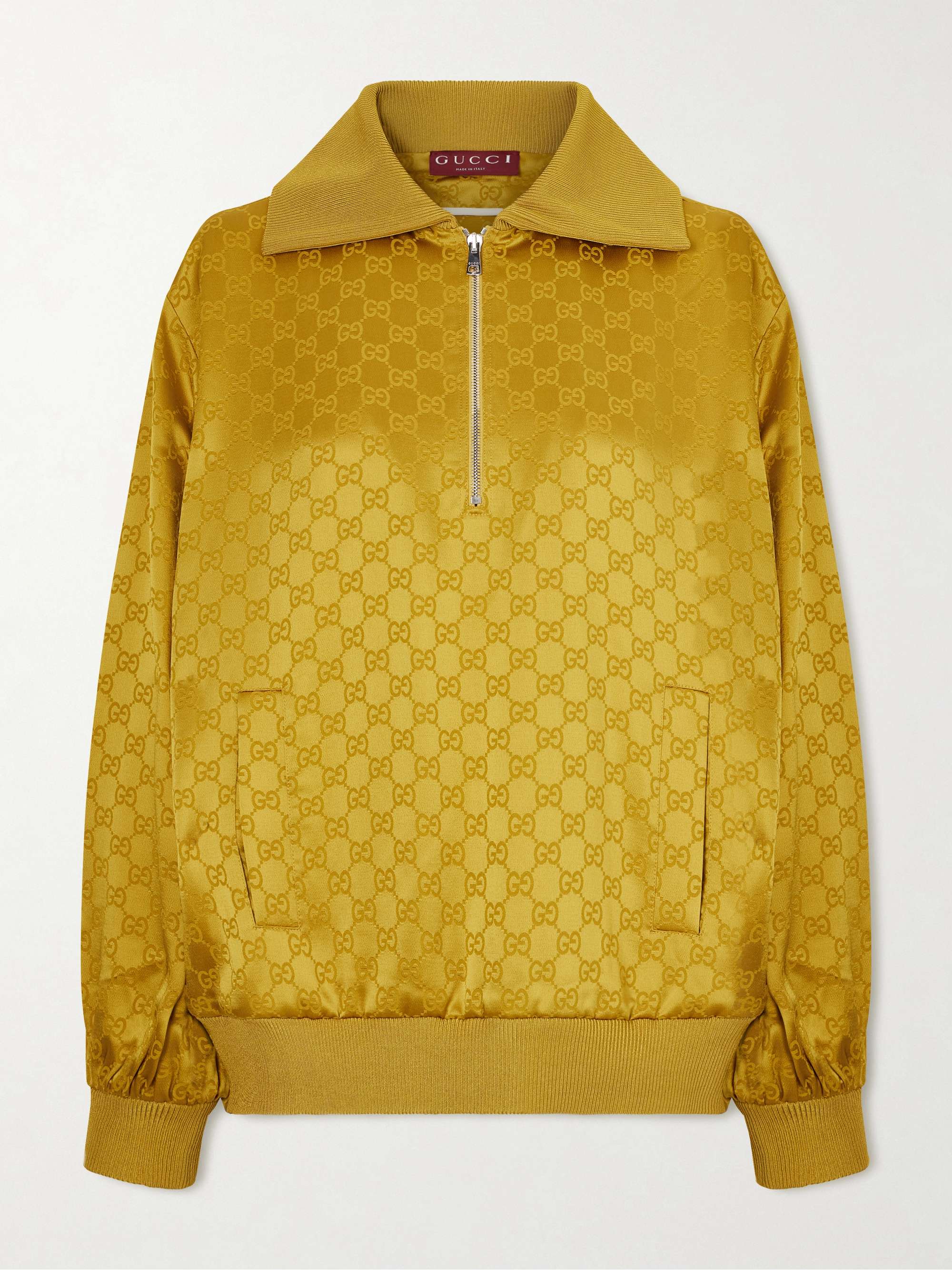 Satin-Jacquard Track Jacket