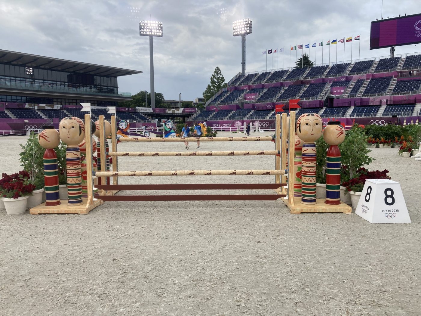Olympic eventing showjumping