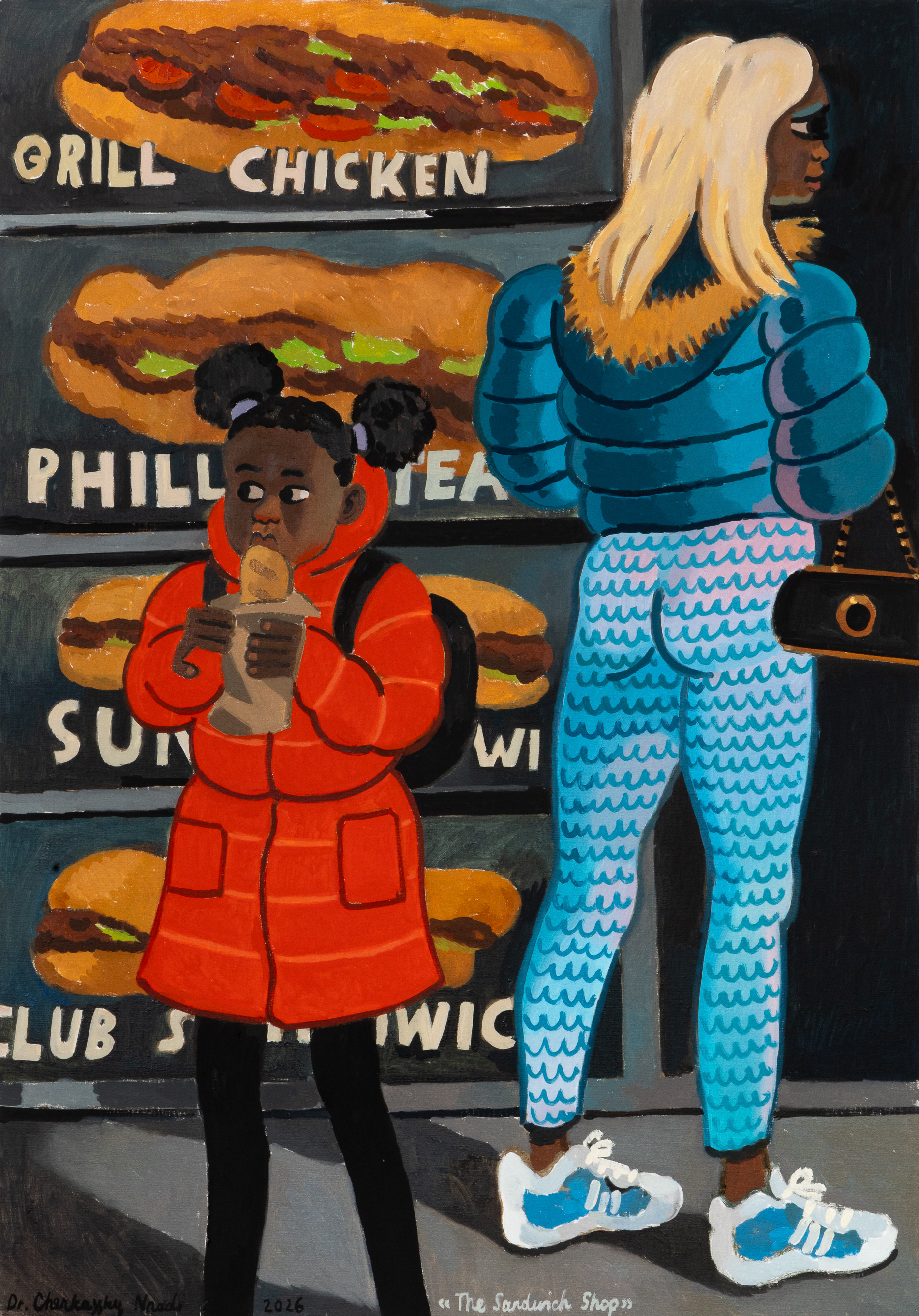 Zoya Cherkassky paintings of people in new york