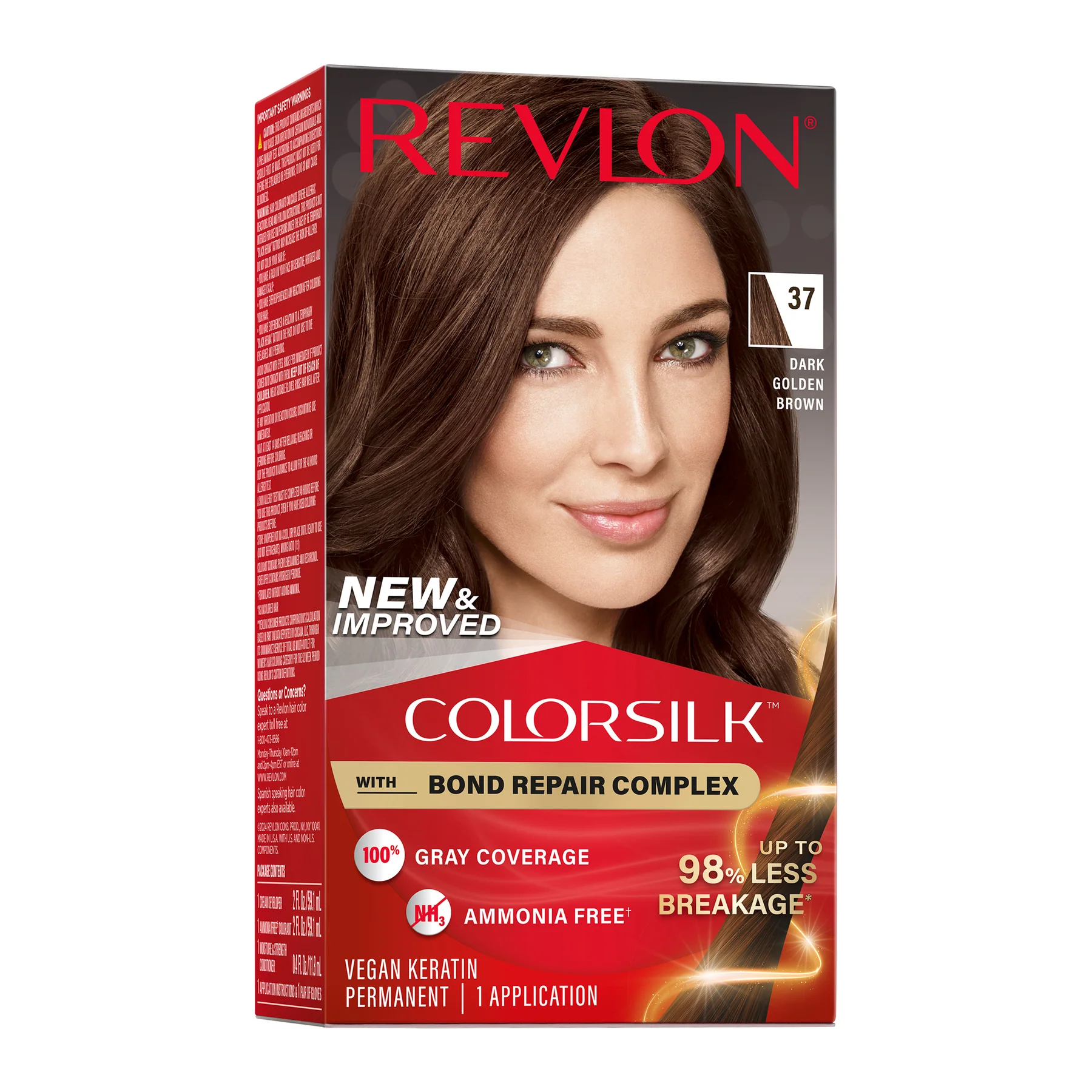 Revlon, Colorsilk&amp;trade; With Bond Repair Complex Permanent Hair Dye