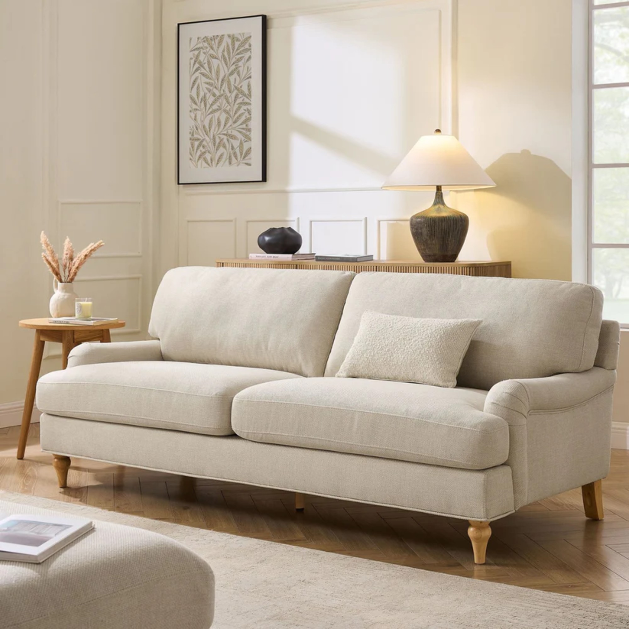 DUSK Hampshire 3 Seater Sofa - Beige