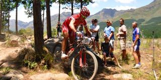 Burry Stander (Specialized / Mr. Price) in action at Jonkershoek