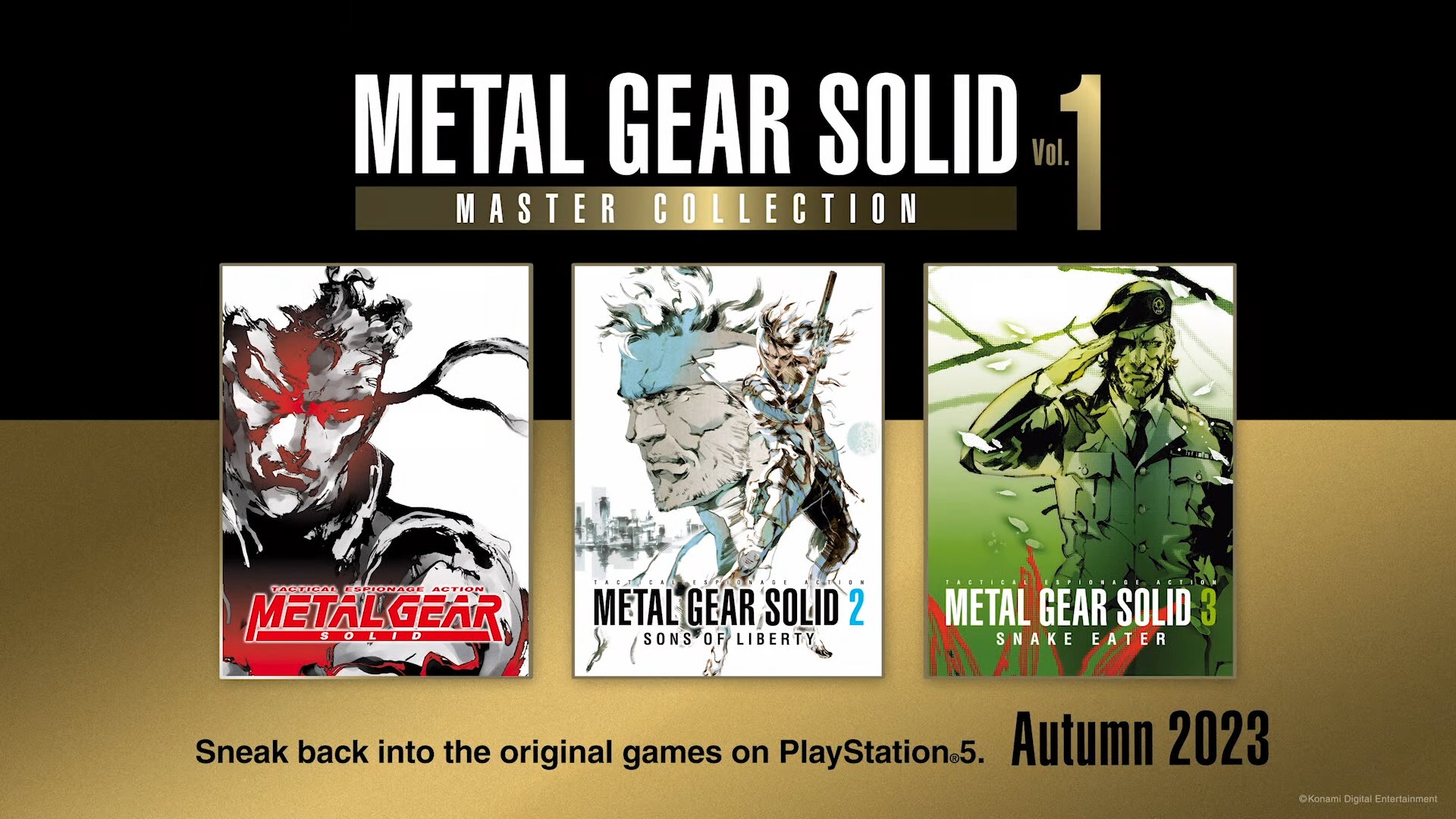 A new Metal Gear Solid collection is bringing the original trilogy to PS5  this year