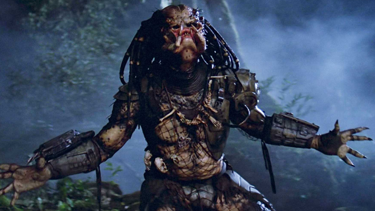 Kevin Peter Hall in the movie Predator