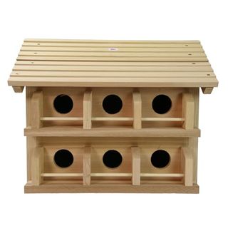 Heath Outdoor Products 297194 M-12dp Deluxe Wood Martin House 18"x19"x17"