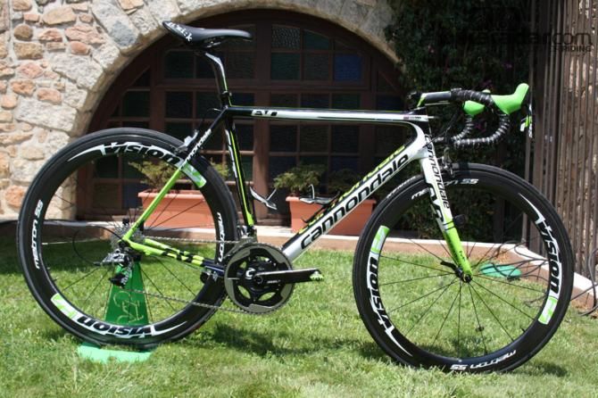 Peter Sagan&rsquo;s Cannondale SuperSix Evo Hi-Mod: looking hot in the Corsican sun